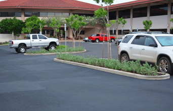 practical parking lot design is perfect for parking lot islands