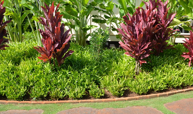 a manicured landscape near an entrance is extremely important